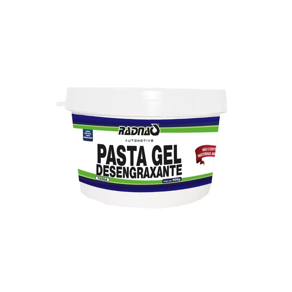 PASTA GEL DESENGRAXANTE PARA MÃOS E PELE - RADNAQ - RQ7020A/500