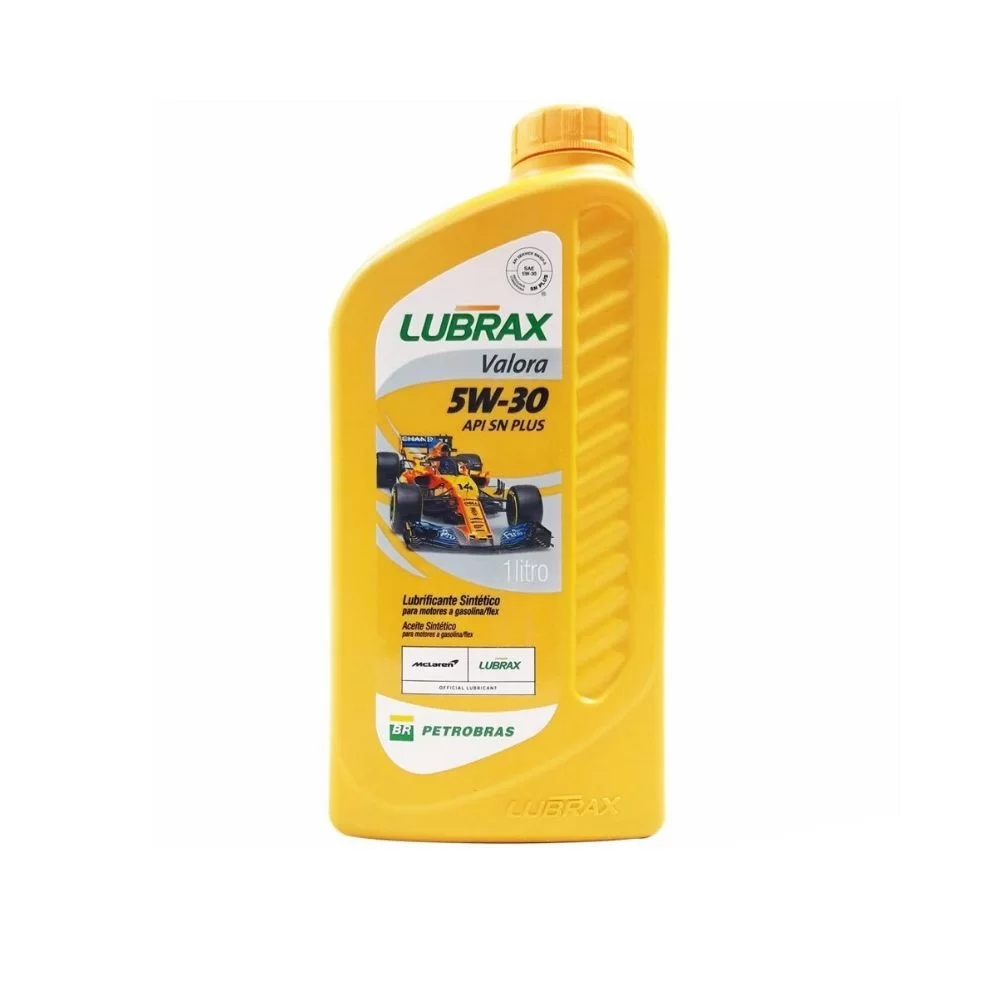 LUBRIFICANTE DE MOTOR VALORA 5W30 SN PLUS SINTETICO - LUBRAX - 1009613