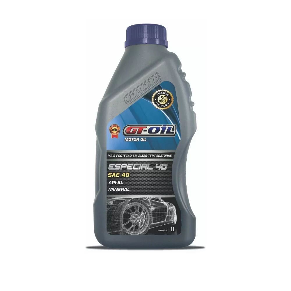 LUBRIFICANTE ESPECIAL SAE 40 API SL 24X1 - GT OIL - GT92024
