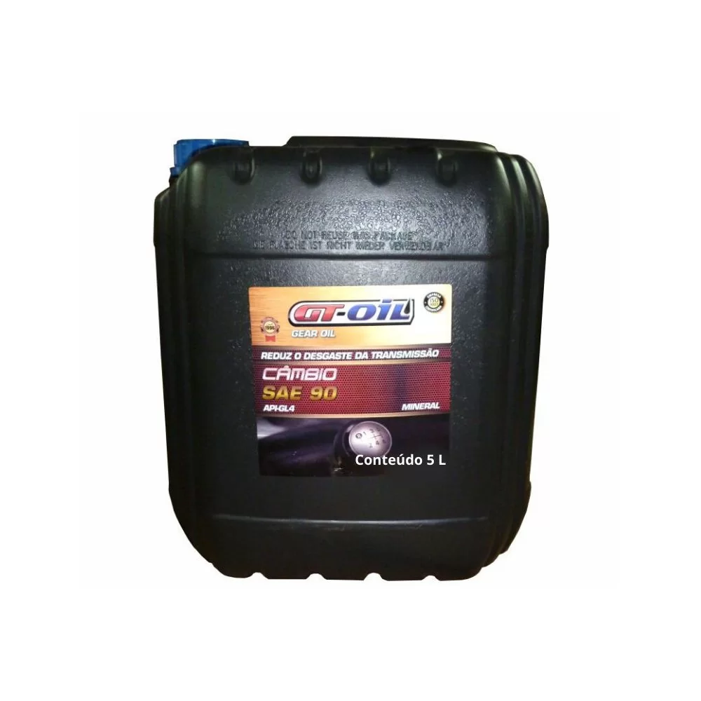 LUBRIFICANTE DE CÂMBIO API GL4 90 5 LITROS - GT OIL - GT04045