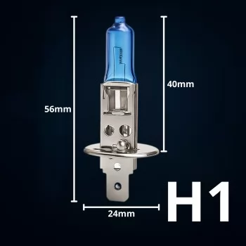 LAMPADA SUPER BRANCA H1 12V 55W 4200K - TIGER - TG1011H1