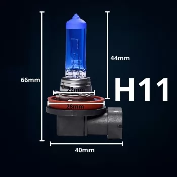 PAR DE LAMPADA SUPER BRANCA H11 12V 55W 4200K- TIGER - TG1012H11