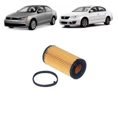 FILTRO DE ÓLEO LUBRIFICANTE VOLKSWAGEN VW JETTA, PASSAT, GOLF E AUDI A1, A3, TT DE 2004 EM DIANTE - TECFIL - PEL-313
