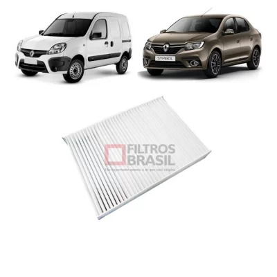 FILTRO DE AR CONDICIONADO RENAULT CLIO E SYMBOL 1996 EM DIANTE - FILTROS BRASIL FB101
