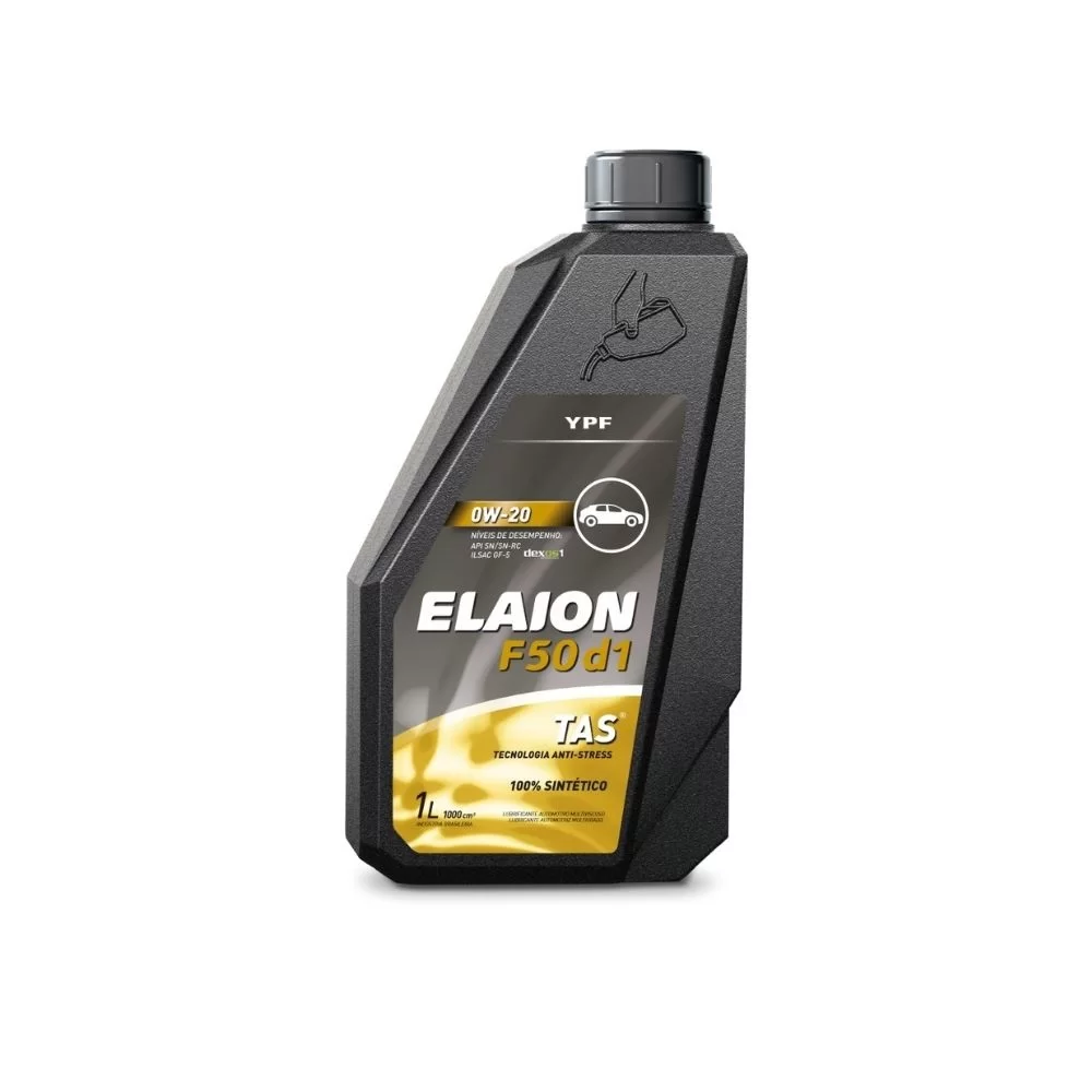 LUBRIFICANTE DE MOTOR ELAION 0W20 F50 DEXOS 1 ANTI-STRESS - YPF - 8760