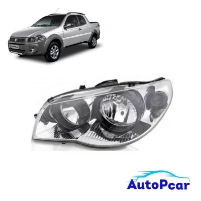FAROL FIAT PALIO, SIENA E STRADA LADO ESQUERDO 2004 EM DIANTE - RF287