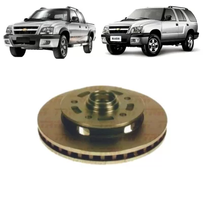 DISCO DE FREIO DIANTEIRO GENERAL MOTORS GM BLAZER E S10 DE 1997 ATÉ 2012 - TRW VARGA RCDI00890