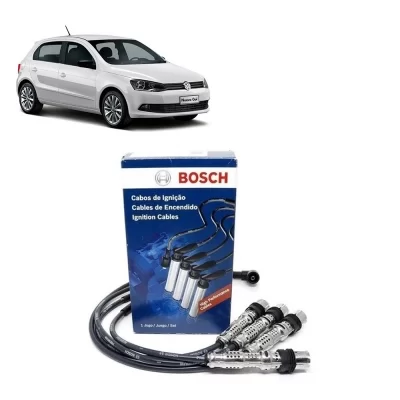 CABO DE VELA AUDI A3 E VOLKSWAGEN VW CROSSFOX, GOL, GOLF, POLO, SAVEIRO E VOYAGE 2000 EM DIANTE - BOSCH F00099C125
