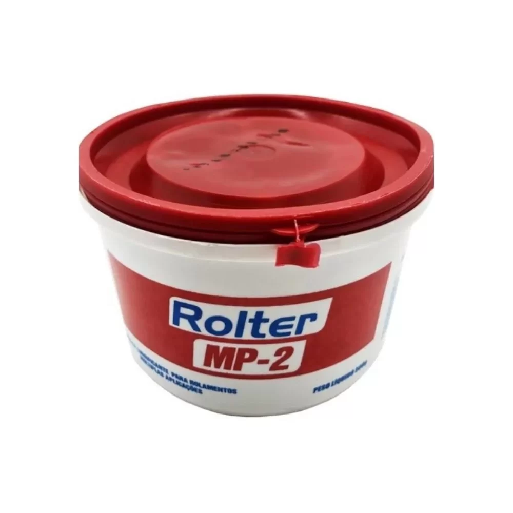 GRAXA LUBRIFICANTE PARA ROLAMENTO ROLTER VERMELHA MP-2 500GR - KARTER LUBRIFICANTES