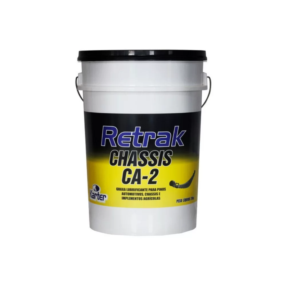 GRAXA PARA CHASSI RETRAK BASE CALCIO CA-2 CASTANHA 20KG - KARTER LUBRIFICANTES