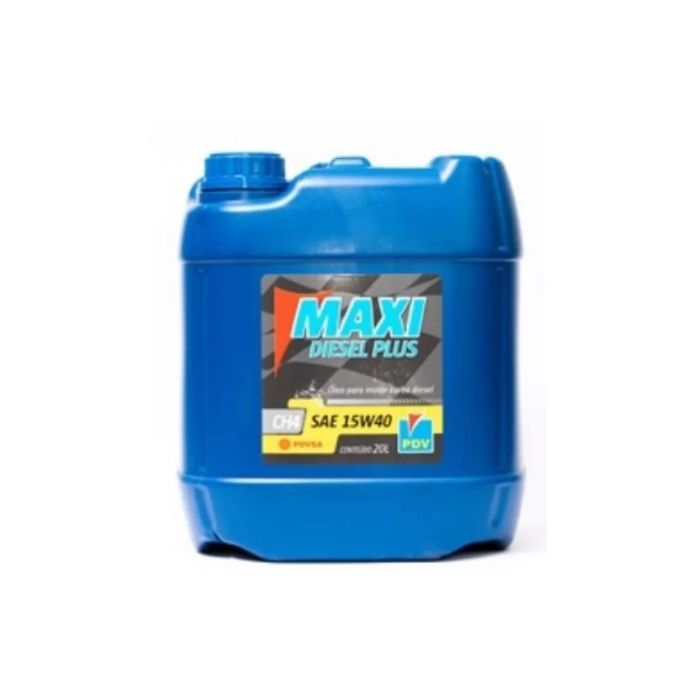 LUBRIFICANTE DE MOTOR MAXI DIESEL PLUS 15W40 API CH4 20 LITROS - PDV