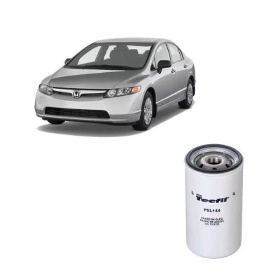 FILTRO DE ÓLEO LUBRIFICANTE FORD ECOSPORT, FIESTA, HONDA CIVIC, JEEP CHEROKEE DE 1984 EM DIANTE - TECFIL PSL144