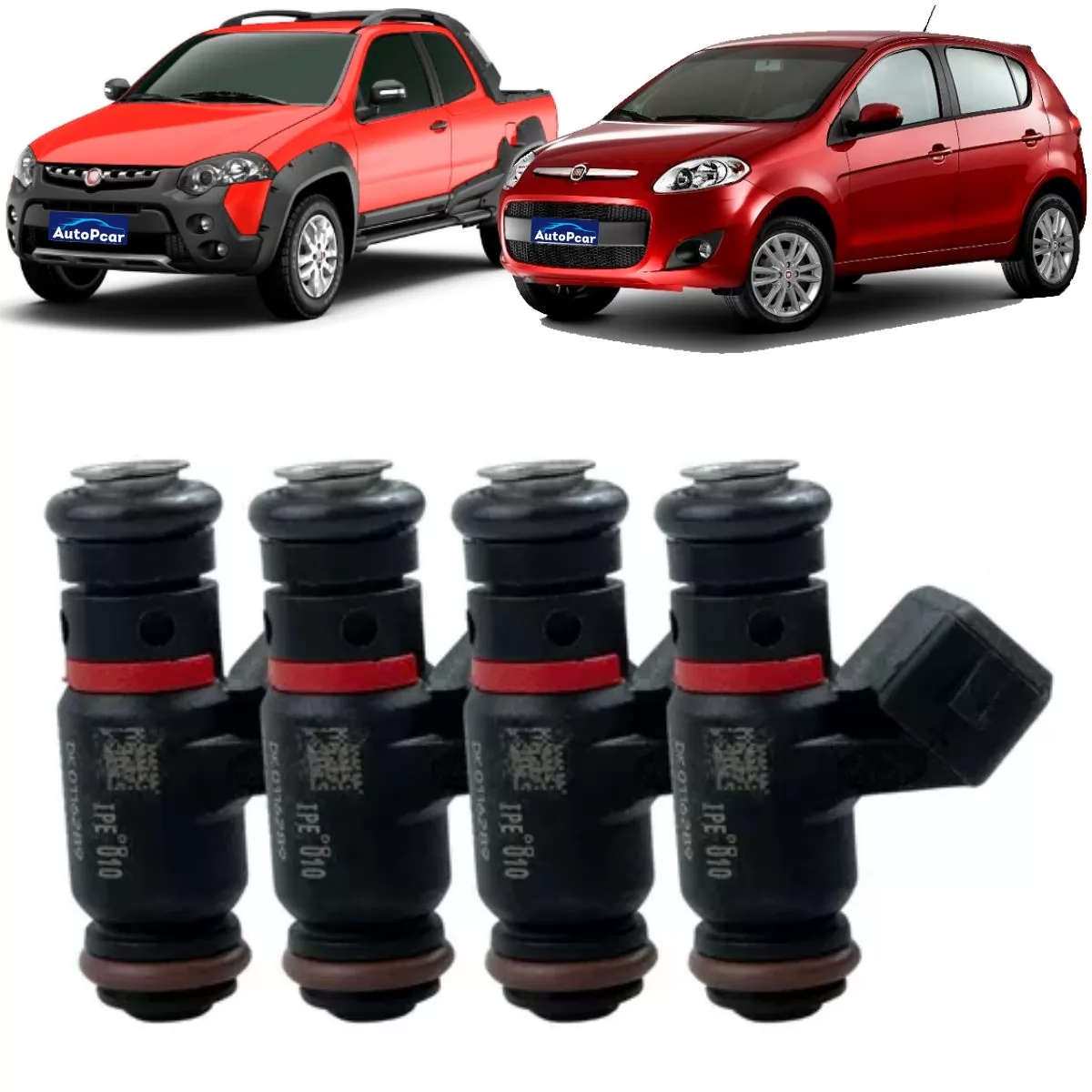 4 Bico Injetor Strada Palio 1.4 Flex Ipe010 50152802 Origin