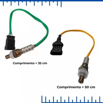 2x Sondas Lambdas Pré E Pós Uno Pálio Siena