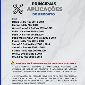 2x Sondas Lambdas Pré E Pós Uno Pálio Siena