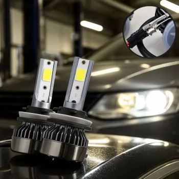 LAMPADA H-27 SUPER LED NANO X1 35W 12V 6500K 20000LM
