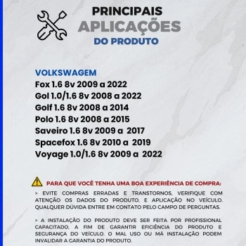Cavalete Termostática  Fox Gol Voyage G5 G6 Ea111 - COMPLETO