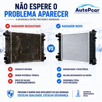 RADIADOR ALUMINIO VW GOL/PARATI/SAVEIRO 1.0/1.6/1.8/2.0 95/08 S/AR